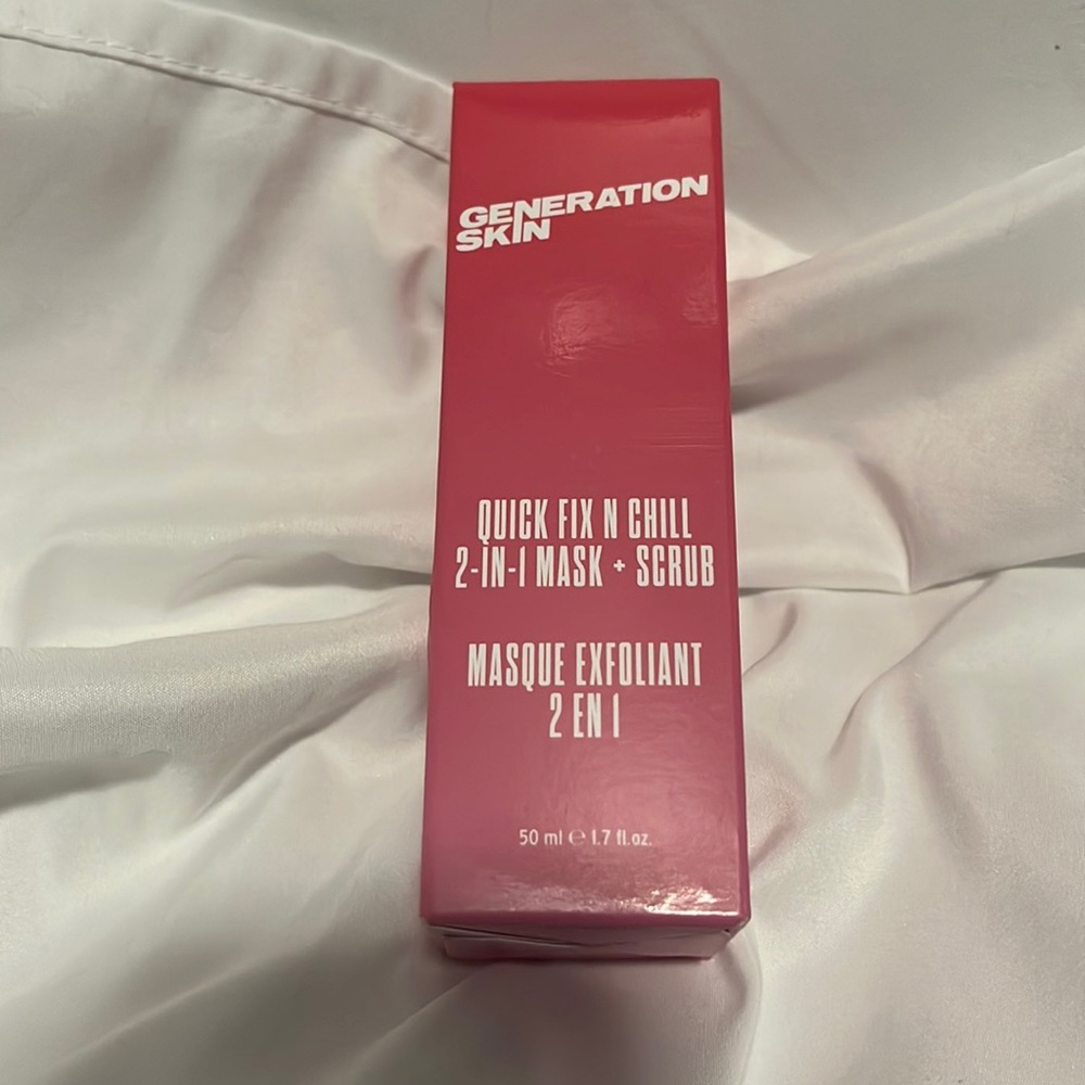 Generation Skin quick fix and chill 2-in-1 mask and scrub from Fab Fit Fun.